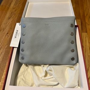 Hammitt Duke Dust Blue Pebbled Leather Crossbody Bag BRAND NEW with Tags!